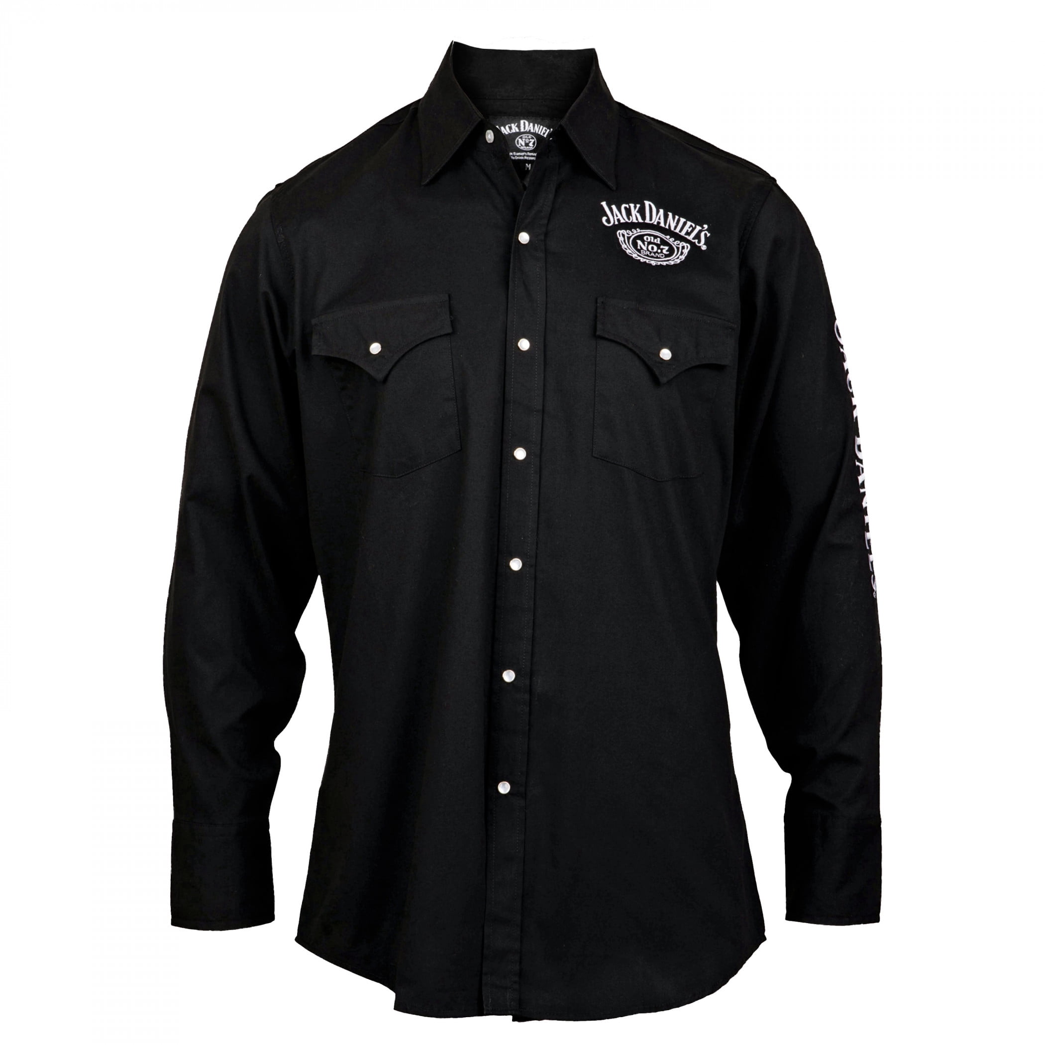 Jack Daniel's Long Sleeve Button Up Shirt-XLarge