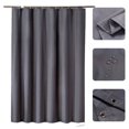 thumbnail image 3 of 1pc Waterproof Shower Curtain Partition Bathroom Proof Bath Curtains Monochrome Polyester Cloth Bathroom Accessories, 3 of 7