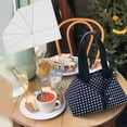 thumbnail image 3 of Acrylic Foldable Food Basket Sew Template, Transparent Handbag Sewing Template DIY Sewing Ruler for Basket Making, 3 of 7