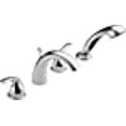 thumbnail image 3 of Delta T4705 Classic Roman Tub with Hand Shower Trim, Chrome (rough-in sold separately), 3 of 4