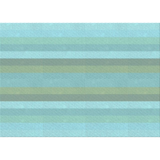 Ahgly Company Machine Washable Indoor Rectangle Transitional Tron Blue Area Rugs, 3' x 5'