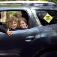 thumbnail image 2 of CUITING 2 Pcs Panneau « Bébé à Bord » avec Ventouses Jaune Vif Autocollant « Bébé à Bord » pour Voitures Autocollant Réfléchissant d'Avertissement pour Voiture Autocollant de Rappel Réutilisable Décalcomanies Sans Résidu, 2 of 5