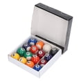 thumbnail image 2 of Mini Billard Balls, 16pcs Portable 32mm Scratch  Small Pool Balls  for Leisure Game for Children, 2 of 8