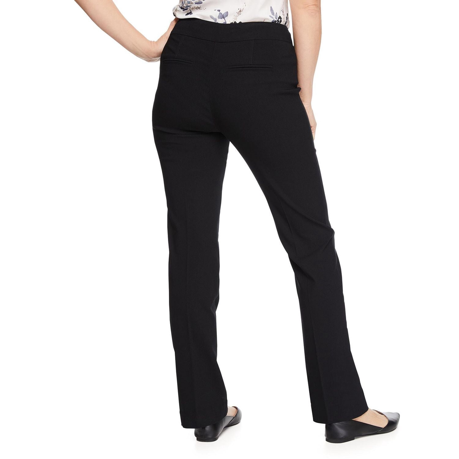 Pantalon enfilable à jambe semi-évasée Iyla Petite pour femmes
