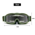 thumbnail image 4 of Outdoor Sunglasses Sports Goggles Airsoft CS Paintball Glasses 3 Lens Kit, 4 of 5