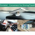 thumbnail image 3 of Magnetic Car Cell Phone Holder Mount Dash 360 Rotating Car Dash Mount Kit For iPhone GPS Samsung White, 3 of 5