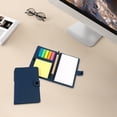 thumbnail image 4 of Blue Button Sticky Notes With Pen Self Stick Memo Pad Notepad Office School Planner Journal Writing Supplies Blue Reminder Notes Desk Companion, 4 of 6