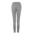 thumbnail image 3 of MIASHUI Women Solid Color Pocket Yoga Pants Workout Leggings For Comfy And Practical Use Grey,XL, 3 of 7