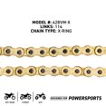 thumbnail image 4 of Niche Gold 428 X-Ring Chain 114 Links With Master Link Motorcycle 519-CDC2573H, 4 of 8