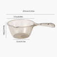 thumbnail image 3 of Bovemsi 50% Off Clear! Cooking Utensils Household Kitchen Spoon Deepen Thickened Long Handle Plastic Large Creative Transparent Shampoo Spoon, 3 of 5