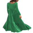thumbnail image 4 of EIMELI Robes Longues Décontractées à Manches Longues pour Femmes, 4 of 5