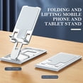 thumbnail image 5 of Raindrops Adjustable Aluminum Alloy Cell Phone Stand with Foldable Design for Home and Office Use, 5 of 5