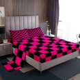 thumbnail image 1 of Erosebridal Plaid Buffalo Bed Sheets Set Queen Size, Checkered Bed Sheets Queen, Rectangle Room Decor 4-Piece, 1 of 7