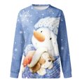 thumbnail image 5 of Christmas Sweatshirts Femmes Plus Women Manches Longues Casual Christmas Impression Pull Col Rond Sweatshirt Tunique Tops Plus Size Sweatshirts for Women sur Clearance, 5 of 5