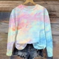 thumbnail image 4 of Yuyuzo Chandails en Molleton pour Filles Tout-Petits Col Rond Manches Longues Décontracté Confortable Bloc de Couleur Pull d'Automne pour Bébé Fille, 4 of 5
