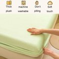 thumbnail image 4 of Ensemble de Drap-Housse et de Couvre-Lit Vert, Conception à Poche Profonde, 78,74 X 59,06 Pouces, Matière Peluche Douce Ultra Fine, Résistant au Rétrécissement et à la Décoloration, Vert, 4 of 6