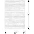 thumbnail image 2 of Boho Area Rug 5x7 Carpet-Rugs for Living Room Distressed Moroccan-Machine Washable Rugs for Bedroom Dining Room Living Room Rug Modern Neutral Rug White & Grey, 2 of 7