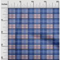 thumbnail image 1 of oneOone Cotton Cambric Fabric Madras Check Decor Fabric Printed BTY 56 Inch Wide, 1 of 3