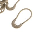 thumbnail image 5 of Abbracc 3-10pack 10x zipper tag pulls Cord Rope Ends Lock Zip Slider for Clothing/Bags Tan 3 Pcs, 5 of 5