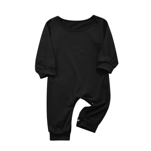 Pyjama de Noël pour Bébé à Rayures Manches Longues Combinaison Vêtements de Famille