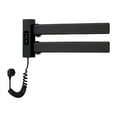 thumbnail image 1 of veasfak Electric Heated Towel Rack Wall Mounted Warming Rack for Shower Bathroom SPA black, 1 of 9