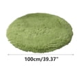 thumbnail image 2 of EGNMCR Outdoor Rug Bathroom Rugs Rugs for Living Room Round Carpet Home Living Room Sofa Floor Mat Bedroom Bed Long Hair Silk Wool Color Mat a carpet, 2 of 2