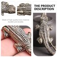 thumbnail image 2 of 3PCS Laiton Rétro Alligator Pendentifs Porte-Clés de Bureau Ornements en Laiton Alligator, 2 of 7