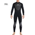 thumbnail image 2 of QualitChoice Combinaison de Plongée Haute Efficacité à Manches Longues, Maillot de Bain Doux pour la Peau, Col Ras du Cou Classique, Structure Composite à Trois Couches, Combinaison de Plongée Homme Noir 3TG, 2 of 6