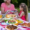 thumbnail image 4 of Baking Trays & Trays Party Tray 3 Tier Elegant Serving Tray With Minimal Storage Foldable Design For Sandwiches Cakes Cheese Meat, 4 of 8
