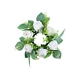 thumbnail image 2 of Fridja Clearance Peony Candlestick Wreath Simulation Flowers European Holiday Decorations Wedding Desktop Decorations Home Decoration for New Home, 2 of 6