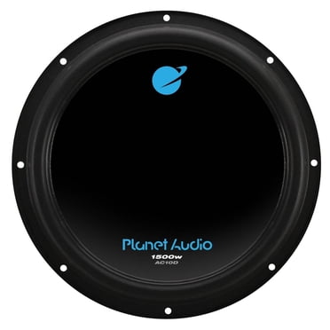 Planet Audio AC10D Caisson de Basses pour Voiture 10 Pouces 1500 Watts 4 Ohms à Double Bobine Vocale