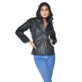 thumbnail image 4 of Chemise en Cuir Noire pour Femme, 4 of 5