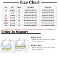 thumbnail image 2 of fheaev Front Open Button Bras for Women Plus Size Front Closure Wireless No Underwire Full Coverage No Underwire Bras for Seniors Comfort Front Close Push Up Lace Bras Sleeping Everyday Bras, 2 of 2