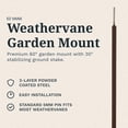 thumbnail image 4 of EZ Vane EZ1504-PT Quarter Horse Weathervane avec Support de Poteau, 4 of 4