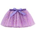 thumbnail image 5 of Yuyuzo Jupe Superposée Jupes Mini en Tulle pour Filles Robe de Danse Princesse Robes Colorées à Volants avec Bandeau à Nœud, 5 of 5