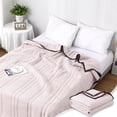 thumbnail image 1 of Meitianfacai Cooling Blanket,Breathable Summer Blanket Lightweight Cool-to-Touch Technology Summer Cool Blanket Double Sided Design for Hot Sleepers Night Sweats(Pink,59" X 39"), 1 of 6