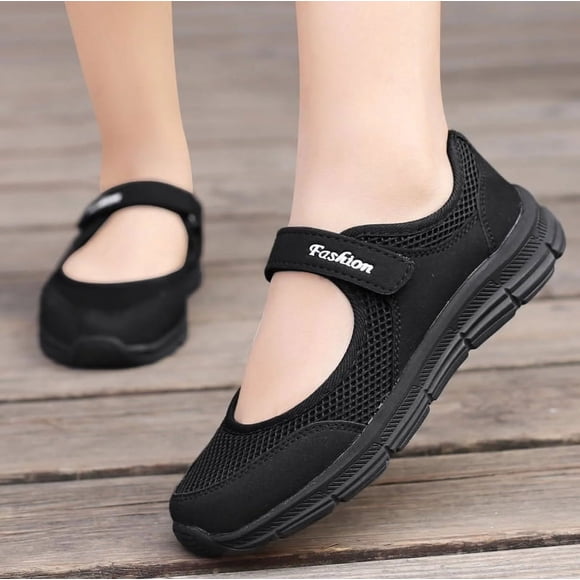 Women's Extra Wide Diabetic Edema Shoes with Fully Adjustable Closures Easy on/Off, Air Cushion Walking Sneakers for Elderly Swollen Feet Outdoor Shoes for Women Girls