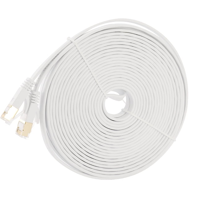 Yeacher CAT 7 Ethernet Computer Internet Flat Lan Network RJ45 Connector Cable