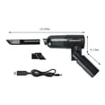 thumbnail image 3 of EGNMCR Mini Folding Cordless Portable Powerful Vacuum Cleaner, LED Lighting, USB Charging Vacuum Cleaner,, 3 of 7