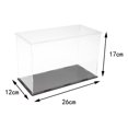 thumbnail image 3 of lionlar Acrylic Display Cases Dolls Vehicles Retail Protection Cube Case Boxes 26x12x17cm, 3 of 7