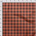 thumbnail image 3 of oneOone Viscose Chiffon Fabric Tartan Check Decor Fabric Printed BTY 42 Inch Wide, 3 of 4