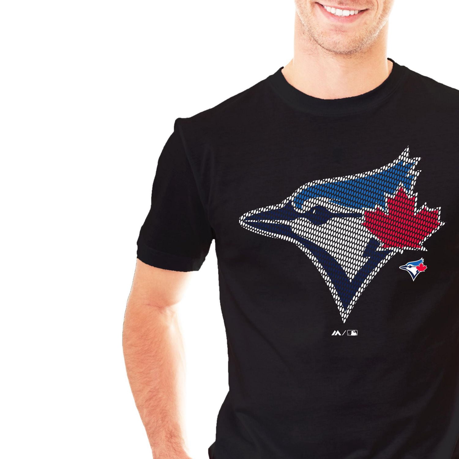 T-shirt à manches courtes en maille pour hommes des Blue Jays de Toronto de la MLB *Exclusivité en lignes