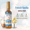thumbnail image 2 of Matteo's Barista Style Sugar Free Coffee Syrup - Zero Calories Keto-Friendly Coffee Syrups & Flavors - USA-Made Kosher Sugar Free Coffee Flavoring Syrup For Home & Work (French Van, 2 of 5