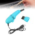 thumbnail image 3 of Mini Table Dust Sweeper Dust Collector Brush for vacuum for Car PC Camera Pet Hairs Sky Blue, 3 of 9
