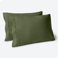 thumbnail image 1 of Bare Home Pillowcase Set - Premium 1800 Collection - Double Brushed - Ultra Soft - Standard Size, Cypress, 2 Count, 1 of 7