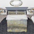 thumbnail image 3 of Designart 'Glam Rain Abstract IV' Glam Bedding Set - Duvet Cover & Shams, 3 of 4