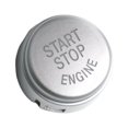 thumbnail image 1 of Baohd Car Start-stop Buttons High Fit Ignition Switch Small Replacing Switches Button Cover Stickers Fittings Repairing Shop Silver Fwithout startstop, 1 of 6