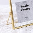 thumbnail image 3 of Elodie Loviver Cadre Photo Carré en Verre Collection Doré Mince en Métal Flottant Photo 4 Pouces, 3 of 8