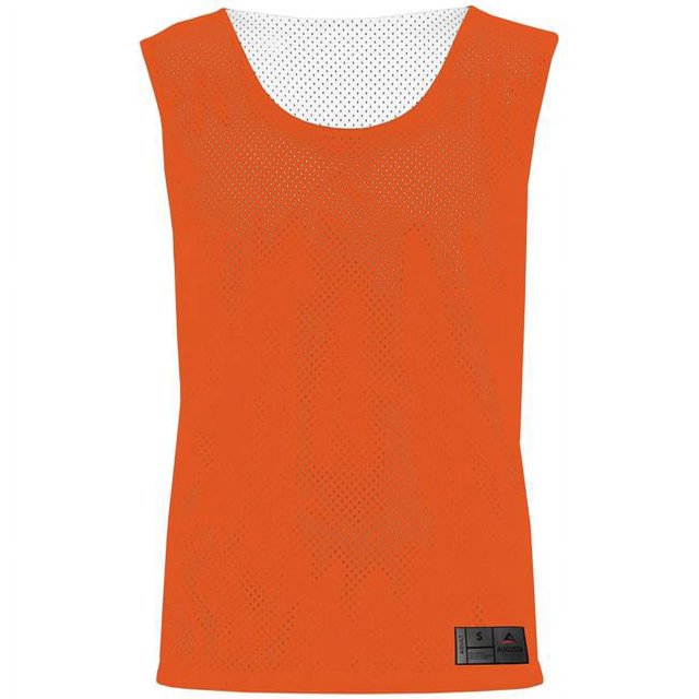 ASI 9718.320.XS Camisole Pinnie Réversible en Maille pour Jeunes, Orange et Blanc - Très Petit