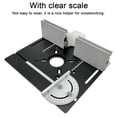 thumbnail image 4 of Amdohai Router Table Insert Plate Aluminum Alloy Wood Milling Flip Board Trimming Machine Engraving Auxiliary Tool Woodworking Benches, 4 of 8